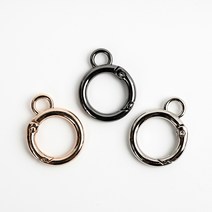 (D394) 8자 O링 개고리(22mm), (D394-1) 골드