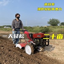 밭가는 기계 텃밭 관리기 밭갈이 로터리 전기 풀제거 흙갈이 농업용 경작기 밭관리기 농기구 밭 밭 마이크로 경운기 다기능 사륜구동 회전식 경운기 디젤 경운기 쟁기 소형 경운기, 전기 시작 구성 추가, 1개