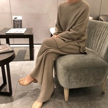 [비즈로그인] 골지 노멀 옆 트임 루즈핏 셋업 3color