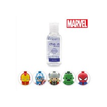 디즈니 마블 캐릭터 휴대용 손 소독제 리필 30ml 2개, 스위트피향&그레이프프루트향
