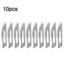 11 #23 # 탄소강 외과 메스 블레이드 핸들 DIY 절단 도구 PCB 수리 동물 칼, 파란