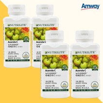 암웨이 비타민c 아세로라c 300정 4개