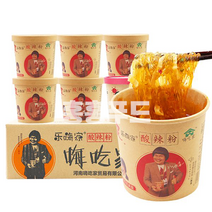 홍홍 중국식품 쏸라펀 중국라면 빠량진 1박스(6개) 마라탕면 매콤시큼 중국 컵라면 남자그림, 1박스 6개입