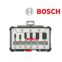 보쉬 트리머 비트세트 일자형 6pcs