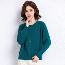 여성 봄가을 니트 가디건 숏 브이넥 아우터 긴팔 얇은 레드 스웨터 코트