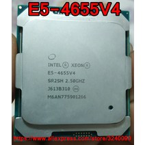 Xeon CPU E5-4655V4 2.50GHz 8 코어 30M LGA2011-3 v4 프로세서 E5 4655v4 4655, 한개옵션0