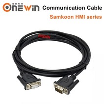 Samkoon HMI 터치 스크린 연결 PLC 프로그램 케이블 통신, 06 Delta