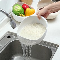 아이디어라떼 물빠짐 세척볼 화이트 대, 컬러 세척볼 화이트_대