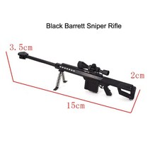 3D 입체 퍼즐 무기 금속 ak47 beretta 92 black barrett 선물, 106-블랙 바렛