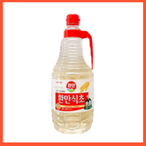 롯데 (무)롯데델가환만식초 1.8L, 2개