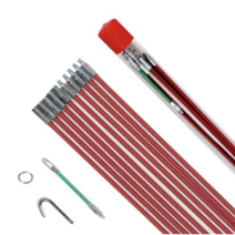 필수전공 낚시대 요비선 6mm x 1m 10p + 리드파트 + 훅 + 링고리 세트, 2세트