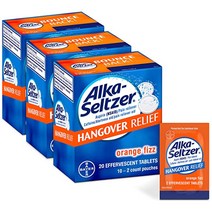 Alka-Seltzer Hangover Relief Tablets | Fast Relief Starts In About 15 Minutes for Headaches Body Ach