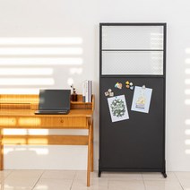 발터 사무실 원룸 철제 공간분리 파티션, 01.발터 0812 G2 블랙