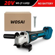 WOSAI M14 무선 전기 브러시리스 앵글 그라인더 18V 마끼다 리튬 배터리용 그라인딩 기계 연마 커팅, 01 WS-J7-LUOJI