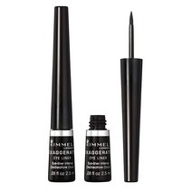 Rimmel Exaggerate 펠트 팁 아이 라이너 검정 2.26g 0.08 Fl 온스, Black, Black