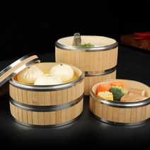 친환경 편백 대나무찜기 딤섬 만두 찜통 편백찜기, 15CM 1단 찜기