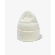 [빠른출고]/뉴에라 NEW ERA [무료반품] 엠엘비 MLB 리그 베이직 토널 뉴욕 양키스 비니 크림 KNIT LEAGUE BASIC TONAL NEYYAN CRM
