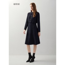 쉬즈미스 트위드 반버튼 플레어 원피스 O1_OP1