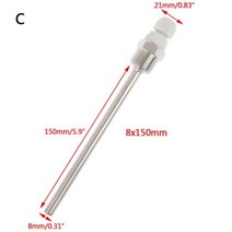 오븐 그릴 조리 바베큐 스테이크 고기 스테인레스 온도계 50-200mm 스테인리스, 150mm