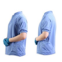 STA753714핏텍 여름 작업복 반팔 공장 근무복 티셔츠 단체티 위생복