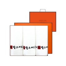 [송월타올]새해복도장 3매 선물세트+쇼핑백, XXX