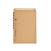 접착식 A4 크라프트 황색 양면 테이프 행정 우편 서류 규격 각대 봉투 우체국 대봉투 10매 사무실 학교 사무용 기관 병원 황봉투 회사 비품