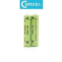 니켈 수소 충전지 Ni-MH AAA 600mAh 2알 건전지, 본상품선택