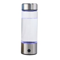 수소수생성기 수소수텀블러 휴대용 420ML 티타늄 휴대용 수소 풍부한 물 컵 Ionizer 메이커/발전기 슈퍼 산, 02 은