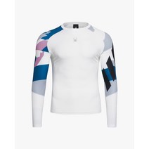 [스파이더 본사] 남성 프로웹 컴프레션 암 패턴 롱슬리브 SPHPCNCL201MBLK