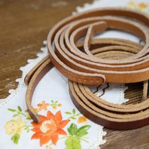 짱패브릭 (1쌍) 68cm천연가죽핸들-빈티지베지터블 2color, 태닝카멜