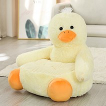 곰돌이 좌식 소파 원룸 미니 쇼파 싱글 푹신한 의자 쿠션 팬더 오리, 오리 소파 + 50X50X45cm