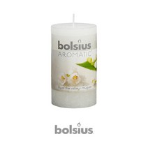 [데팡스] [bolsius] 볼시어스 프리미엄캔들 필라 러스틱 센트 릴리오브더밸리 백합향(, 상세 설명 참조