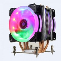 가정용캠핑사무실 미니온풍기LANSHUO HOT-CPU 인텔 X79 용 조용한 팬 쿨러 LGA2011 프로세서 4 히트 파이프, 04 As shown