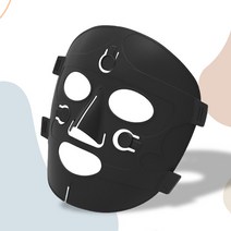 수분마루 갈바닉 미간 주름 미세전류 마스크팩 수광마스크 피부 마사지 수분관리, 블랙