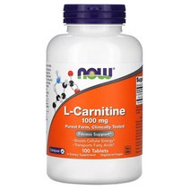 나우푸드 엘 카르니틴 L 카르티닌 1000mg 100정 나우, 3병