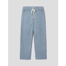 James Perse Women French Terry Relaxed 팬츠 라이트 그레이