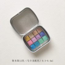 공기 건조 및 서브 패키지 수채화 진주 광택 메탈/마카롱 캔디/베이직 일반/피부색 핑크 퍼플, 04 Ruben