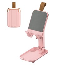비즈엘 프리미엄 휴대폰 태블릿PC 스탠드 탁상 거치대, 핑크, 1개