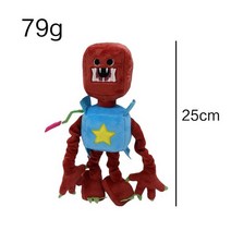 박시 부 파피 플레이 타임 굿즈 새로운 게임 주변 레드 로봇 휴일 컬렉션 플러시, 25cm, b