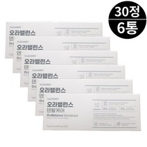 오라밸런스 덴탈케어 구강 잇몸 입속 유산균 30정 6통 6개월분