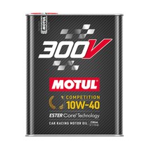 모튤 300V 컴피티션 10W40 합성유 엔진오일 교환 에스테르계 레이싱용 하이엔드급 2L, 2개, 2000ml
