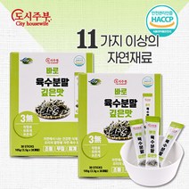 [유통기한임박2023-03-01] 바로 육수 분말 스틱 깊은맛 3.5g x 30개입 2통 / 멸치 자연 식재료 조미료 국물요리