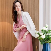 브이넥 슬림 스타일 돌 가족 의상 돌잔치 원피스 엄마 돌맘 천서진 드레스 여름 하객 며느리룩 청담동 휴가