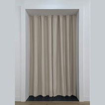 해봄 현관 중문 공간분리 커튼 행거 책장 드레스룸 수납장 선반 가리개 가벽, 샤인그레이+압축봉