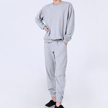 남성 맨투맨티 조거트레이닝바지 세트 대학생 등산 합숙 GX 자전거 트레이닝복