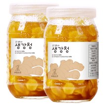 허밍테이블 수제 생강청 (유기농원당), 1kg, 2개