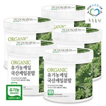 푸른들판 유기농 케일 분말 140g 5통 오가닉 친환경 케일가루, 단품