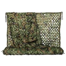 쉘터 Military camouflage net camo netting 군대 장식 그늘 메쉬 사냥 자동차 정원 야외 캠핑 tarp 텐트 태양 보호소, 푸른, 2x3m