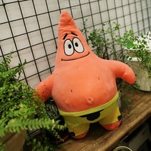 스폰지 밥 봉제인형 네모바지 인형 장난감 스타 인형 모찌인형 등받이쿠션, 75cmcm, B.뚱이