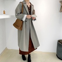 샤샤몰 싱글 버버리 트렌치 코트